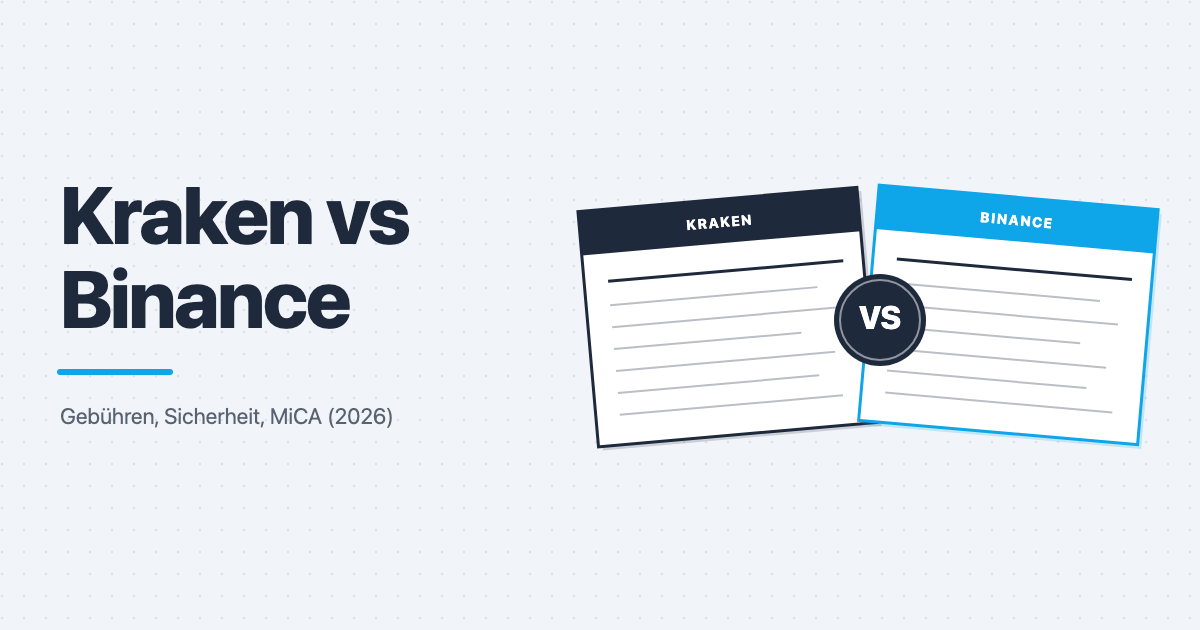 Kraken vs Binance Vergleichsgrafik